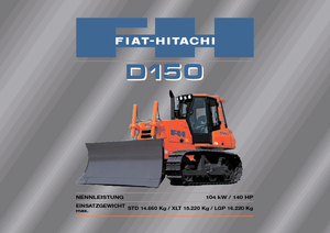 Bulldozers / Topadoras Fiat-Hitachi D 150 LGP
