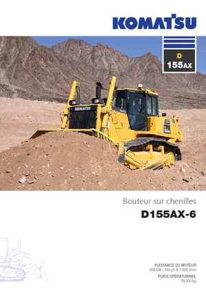 Bulldozers / Topadoras Komatsu D155AX-6