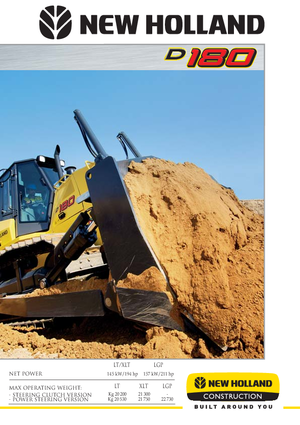 Bulldozers / Topadoras New Holland D180B LT