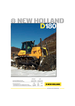Bulldozers / Topadoras New Holland D 180 LGP
