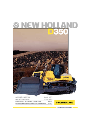 Bulldozers / Topadoras New Holland D 350