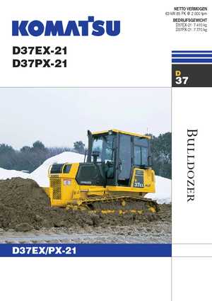 Bulldozers / Topadoras Komatsu D37EX-21A