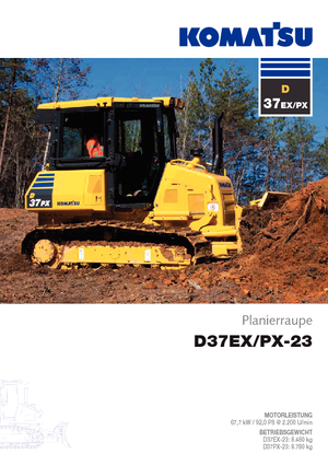 Bulldozers / Topadoras Komatsu D37PX-23