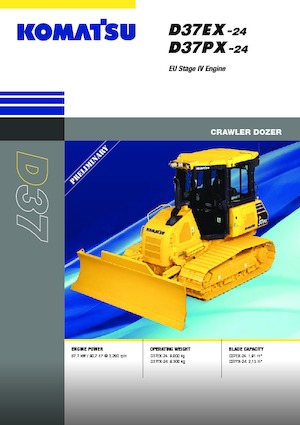 Bulldozers / Topadoras Komatsu D37EX-24