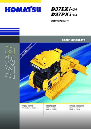Bulldozers / Topadoras Komatsu D37EXi-24