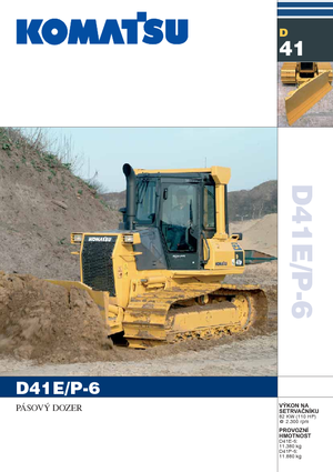 Bulldozers / Topadoras Komatsu D41P-6
