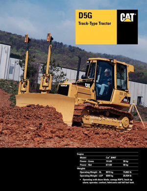 Bulldozers / Topadoras Caterpillar D 5 G M