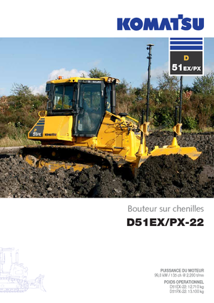 Bulldozers / Topadoras Komatsu D51PX-22
