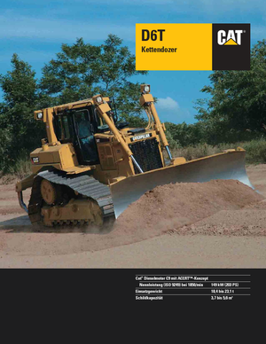 Bulldozers / Topadoras Caterpillar D6T LGP