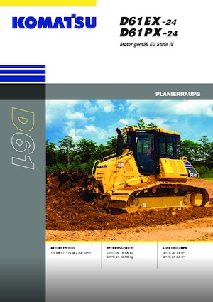 Bulldozers / Topadoras Komatsu D61EX-24E0