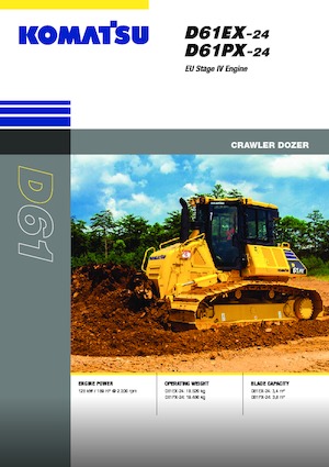 Bulldozers / Topadoras Komatsu D61EX-24E0