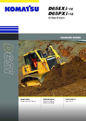 Bulldozers / Topadoras Komatsu D65PXi-18E0