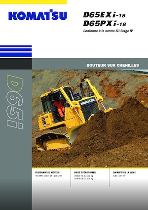 Bulldozers / Topadoras Komatsu D65EXi-18