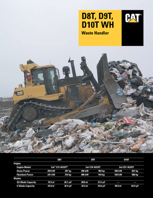 Bulldozers / Topadoras Caterpillar D8T