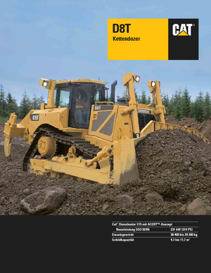 Bulldozers / Topadoras Caterpillar D8T