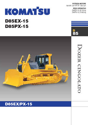 Bulldozers / Topadoras Komatsu D85EX-15