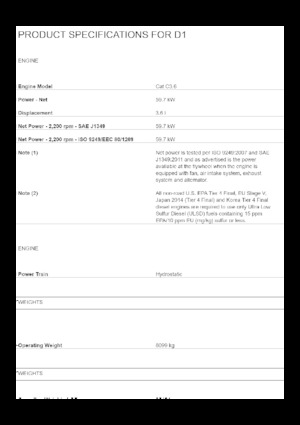 Bulldozers / Topadoras Caterpillar D1