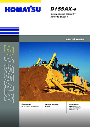 Bulldozers / Topadoras Komatsu D155AX-8E0