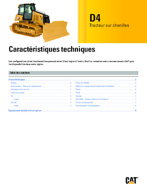 Bulldozers / Topadoras Caterpillar D4 XL