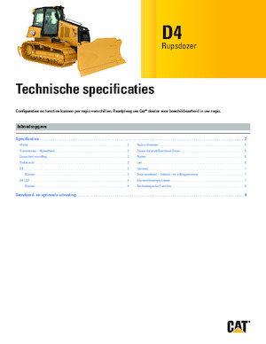 Bulldozers / Topadoras Caterpillar D4 XL