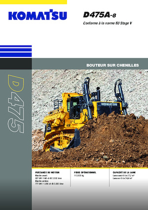 Bulldozers / Topadoras Komatsu D475A-8E0