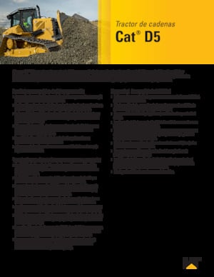 Bulldozers / Topadoras Caterpillar D5 LPG VPAT