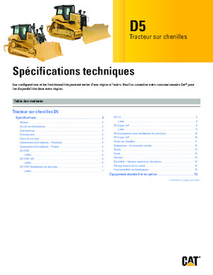 Bulldozers / Topadoras Caterpillar D5 LPG VPAT