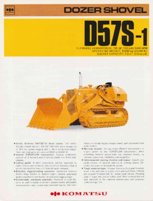 Bulldozers / Topadoras Komatsu D57S-1