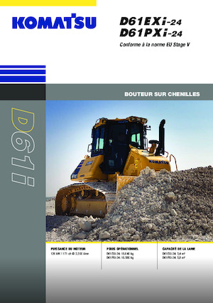 Bulldozers / Topadoras Komatsu D61EXi-24E0