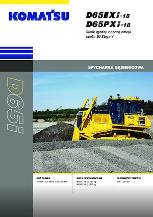 Bulldozers / Topadoras Komatsu D65PXi-18E0