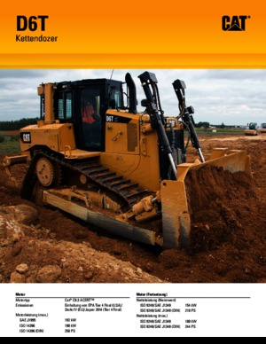 Bulldozers / Topadoras Caterpillar D6T LGP