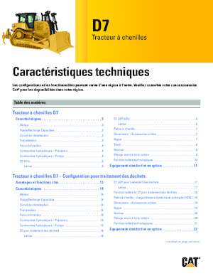 Bulldozers / Topadoras Caterpillar D7 LGP