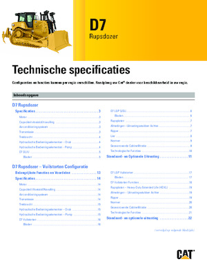 Bulldozers / Topadoras Caterpillar D7 LGP