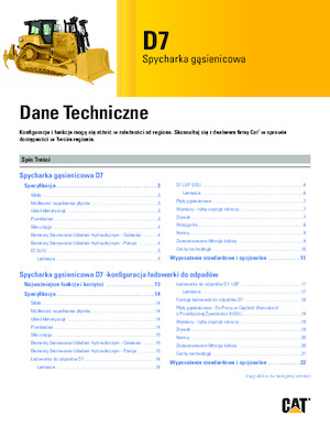 Bulldozers / Topadoras Caterpillar D7 LGP