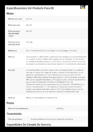 Bulldozers / Topadoras Caterpillar D8