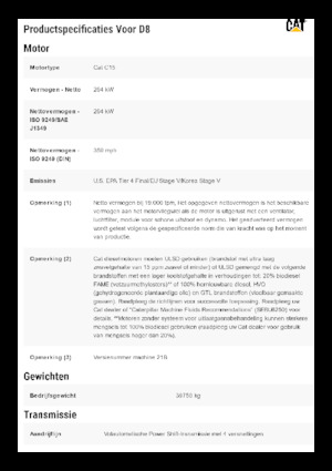 Bulldozers / Topadoras Caterpillar D8
