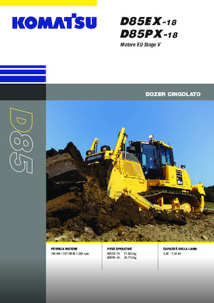 Bulldozers / Topadoras Komatsu D85PX-18E0