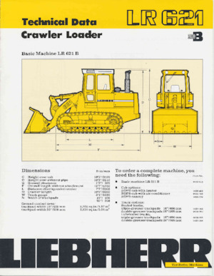 Bulldozers / Topadoras Liebherr LR 621 B-M