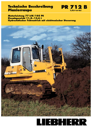 Bulldozers / Topadoras Liebherr PR 712 B-M Litr.
