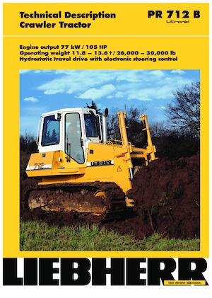Bulldozers / Topadoras Liebherr PR 712 B-M Litr.