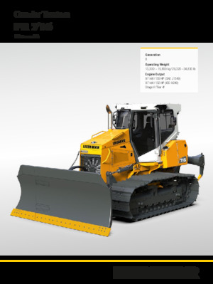 Bulldozers / Topadoras Liebherr PR 716 Litronic