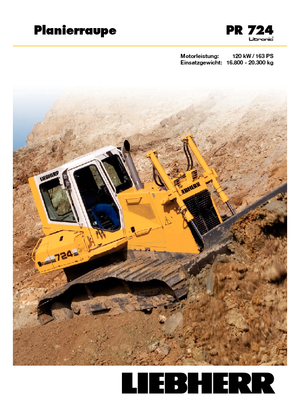 Bulldozers / Topadoras Liebherr PR 724 XL