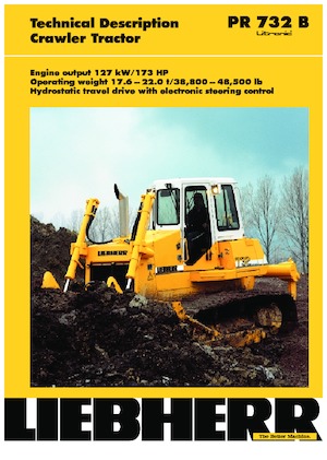 Bulldozers / Topadoras Liebherr PR 732 B Litr.
