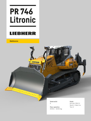 Bulldozers / Topadoras Liebherr PR 746 Litronic 