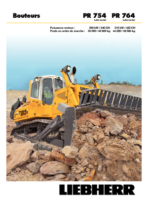 Bulldozers / Topadoras Liebherr PR 764