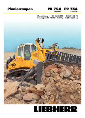 Bulldozers / Topadoras Liebherr PR 764