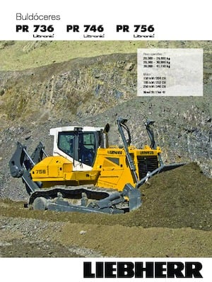 Bulldozers / Topadoras Liebherr PR 746 L