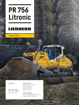Bulldozers / Topadoras Liebherr PR 756 Litronic 