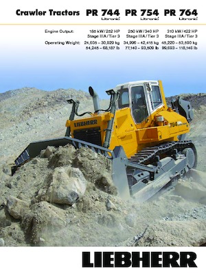 Bulldozers / Topadoras Liebherr PR 764 Litronic 