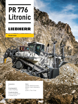 Bulldozers / Topadoras Liebherr PR 776 Litronic 